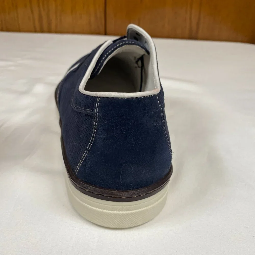 Johnston & Murphy Denby Cap Toe Casual Shoes Men's 10 Blue - Picture 11 of 14